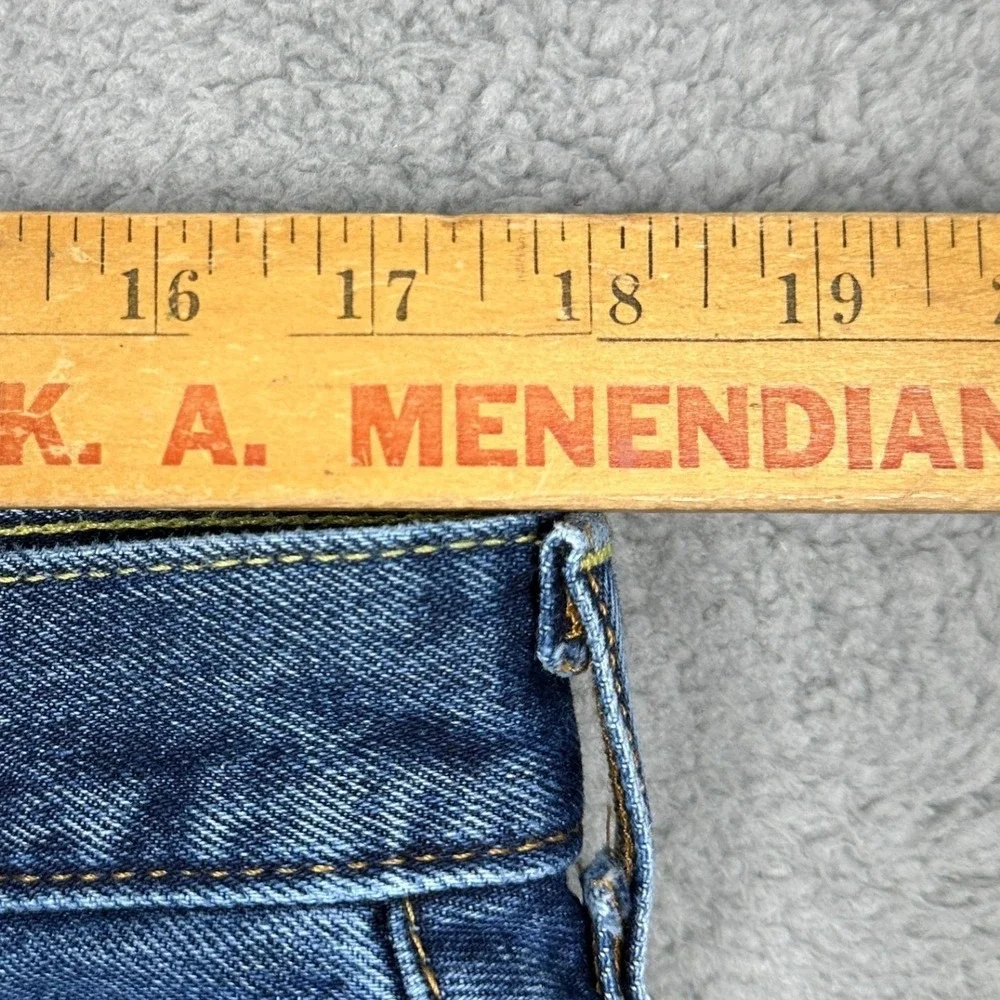 Levis 550 Jeans Mens 36X32 Blue Relaxed Fit Straight Leg Red Tab Denim Pants EUC